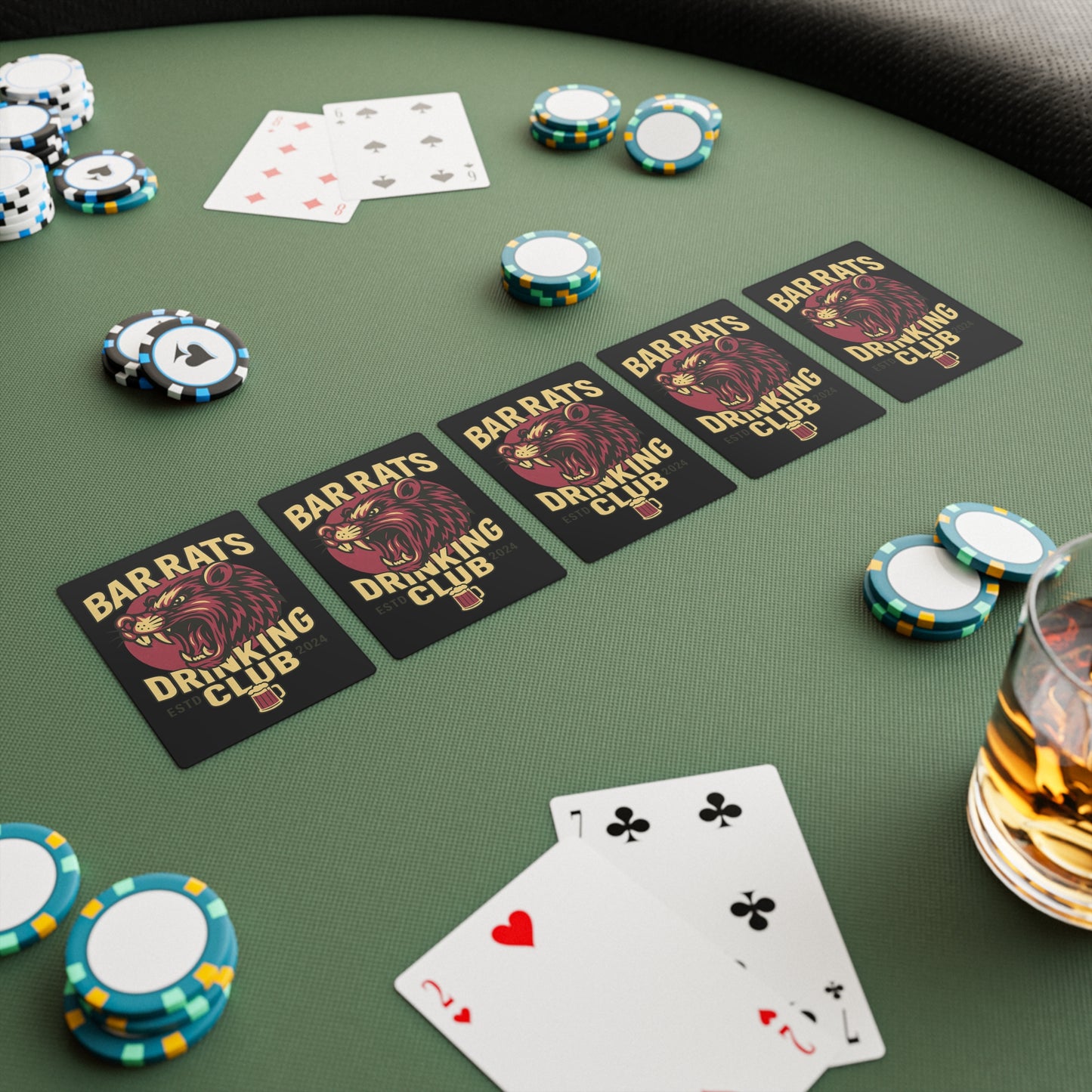 BAR RATS PLAYING CARDS